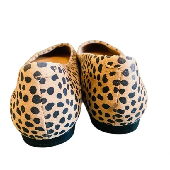CORSO COMO Jullia Suede Leopard Spots Animal Print Pointed Toe Flats Size 7 - Picture 6 of 11